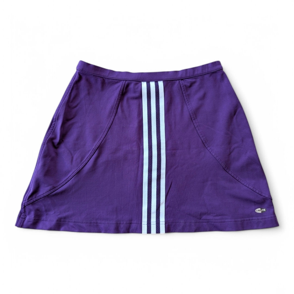 Adidas Retro Vtg Tennis‎ Skirt – Purple Sz S – Sporty Nostalgia Y2K Revival - Picture 5 of 8